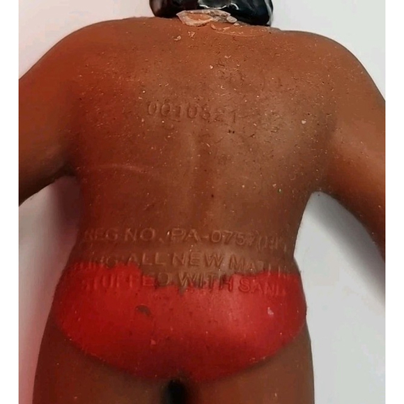 Set Of 2 Ja-Ru Jaru Stretchy Wrestler Sand Filled Wrestling Toy Figure WWE WWF - Picture 5 of 9